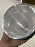 言易高檔銀杯子999足銀內膽銀水杯銀保溫杯茶水分離泡茶杯商務(wù)車(chē)載杯 遂空黑【999足銀內膽+檢測證書(shū)】 曬單實(shí)拍圖