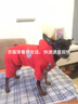蕓惠闕寵物狗狗衣服泰迪比熊博美四腳反光棉衣秋冬寵物保暖冬裝棉服牽引 YP運動(dòng)四腿棉衣-紅色 L約6-7斤 曬單實(shí)拍圖