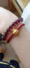 百洛奇巴西紫牙烏石榴石手串女彩虹單圈水晶手鏈女 珠子8mm 曬單實(shí)拍圖