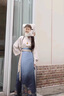 YUEXUNZI新中式馬面裙全套裝女秋冬季新款女裝小個(gè)子日常顯瘦改良漢服裙子 套裝 M 曬單實(shí)拍圖