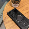 玄皇【散熱坦克裝甲】三星s24ultra手機殼SAMSUNGGalaxyS24Ultra自帶鏡頭膜硅膠防摔磁吸高端戶外簡約 三星s24ultra【鈦黑】 曬單實拍圖