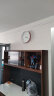 天王星（Telesonic） 挂钟客厅简约创意钟表现代时钟3D立体石英钟薄边免打孔家用挂表 玫瑰金（30厘米） 实拍图