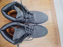 添柏嵐（Timberland）官方男鞋經(jīng)典高幫馬丁靴戶(hù)外徒步防水偏大|10073 10073W-寬版/黑色 正常腳型小半碼 41 曬單實(shí)拍圖