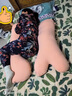 多米貝貝（Tomibaby）多米貝貝(Tomibaby)孕婦枕頭護腰側睡枕睡覺(jué)側臥枕孕期用品U型枕 【第六代仿生海豚安撫左右隨心】-PANTONE藍 曬單實(shí)拍圖