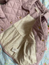戴維貝拉（DAVE＆BELLA）女童棉服兒童外套洋氣中大童棉衣女寶寶衣服秋冬新款小童服飾 灰紫色【現(xiàn)貨】 90 cm（建議身高80-90cm） 曬單實(shí)拍圖