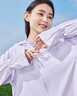 特步防曬衣女連帽上衣針織戶(hù)外涼感冰絲薄外套防紫外線(xiàn) 曬單實(shí)拍圖