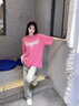 燦圖水洗做舊牛仔褲女夏季小個(gè)子顯高直筒褲垂墜設(shè)計(jì)感毛邊窄版長(zhǎng)褲子 黃泥色 M 曬單實(shí)拍圖