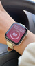 炫戴適用蘋果手表S9/S10表帶真皮apple iWatch8/7/6/5/4小蠻腰se簡(jiǎn)約ultra2女士款商務(wù)高級(jí)替換腕帶夏 適用38/40/41/S10【42mm】表盤-米白 曬單實(shí)拍圖