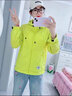 2025防曬衣男女新款開(kāi)衫連帽皮膚衣寬松百搭春夏戶(hù)外大碼防曬外套 熒光綠 91003 L 建議121-135斤 曬單實(shí)拍圖