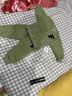 G.DUCKKIDS嬰兒冬裝棉衣套裝加厚男0-2歲兩件套衣服秋冬季外出服 綠色 73cm建議6-9個(gè)月 曬單實(shí)拍圖