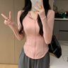 晴碧琳防曬衣女款夏季冰絲連帽外套上衣遮陽防曬服防紫外線防曬罩衫 粉色丨M建議101~120斤 曬單實拍圖