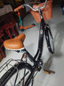 鳳凰（Phoenix）自行車(chē)女款男式復古普通勤新型省力上班代步輕便家用老式城市單車(chē) 24寸【全軸承/超輕便】櫻花雅黑 曬單實(shí)拍圖