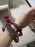 QMXD藏式李火旺手鏈山鬼花錢(qián)鈴鐺紅繩編織手繩女新中式民族風(fēng)銅錢(qián)手飾 山鬼花錢(qián)李火旺手繩 曬單實(shí)拍圖