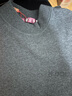 紅豆保暖內衣男士加絨加厚冬防寒中老年保暖內衣男士秋衣秋褲套裝秋冬 深灰中領(lǐng) XL 170【115-135斤】 曬單實(shí)拍圖