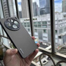 悍客vivoX100手機殼x100pro保護套防摔硬殼全包鏡頭超薄磨砂直邊純色極簡(jiǎn)個(gè)性時(shí)尚 vivox100【炫酷黑】直邊流光磨砂 曬單實(shí)拍圖