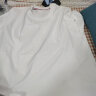 雅戈尔（YOUNGOR）短袖T恤男圆领丝柔棉面料透气舒适精致工艺T恤新品 VSPC533094BYA白色 XL 实拍图