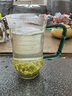 禾器·炫彩茶杯水杯綠茶杯茶具 帶把辦公室家用高硼硅耐熱加厚玻璃杯泡茶杯 晶彩君華杯（墨綠色） 曬單實(shí)拍圖