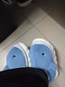 安尚芬 棉拖鞋男冬季室外萌趣小鯊魚(yú)舒適保暖居家厚底耐磨情侶拖鞋女 藍色 42-43 標準碼 曬單實(shí)拍圖