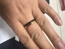 CENTURY& KINDLE對戒情侶戒指一對男女士時(shí)尚個(gè)性素圈潮流輕奢小眾高級感生日禮物 黑金分色戒指 11號（聯(lián)系客服） 曬單實(shí)拍圖