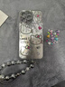 鹿途者 DEERWALK銀色凱蒂貓diy鉆石iPhone16手機(jī)殼適用蘋(píng)果15/14promax自帶鏡頭膜13pro硬殼鏈條掛繩新款女款防摔 銀色凱蒂貓+鉆石diy+珠鏈 iPhone 16 曬單實(shí)拍圖