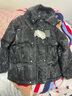 英克斯（inxx）ALLPICK 潮牌新品絎縫黑色暗花羽絨服男寬松加厚保暖時(shí)髦連帽外套 黑色 S 曬單實(shí)拍圖