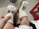 迪士尼寶寶新款春秋卡通嬰兒鞋襪防滑皮底兒童地板襪毛圈保暖寶寶襪子0-3 T小羊卡其 1雙 均碼 11碼腳長(zhǎng)9-11.5CM 曬單實(shí)拍圖