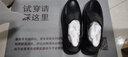 金利來(lái)（Goldlion）男鞋新款皮鞋商務(wù)休閑鞋氣墊軟底頭層牛皮單鞋套腳一腳蹬懶人鞋子 黑色 41 曬單實(shí)拍圖