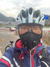 西騎者（WestBiking）自行車騎行運動口罩男女兒童通用過濾防塵防霧霾戶外運動面罩頭套 黑色 曬單實拍圖