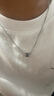 惜禮棋盤(pán)通體銀項鏈男士吊墜鎖骨鏈子生日禮物送男友男生韓版男朋友 【鈦鋼】棋盤(pán)項鏈 曬單實(shí)拍圖