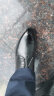 奥康（Aokang）男鞋牛皮皮鞋男士商务正装圆头系带低帮鞋子 黑色内增高皮鞋 41 实拍图