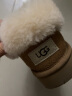 UGG冬季女士便鞋茸茸毛圈口平底毛单鞋乐福鞋1119002-2 CHE | 栗色 37 实拍图