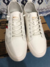 公牛世家男鞋春季小白鞋時(shí)尚百搭青年休閑運動(dòng)板鞋低幫免系帶套腳鞋子男 白色GN122101546 41(標準運動(dòng)碼) 曬單實(shí)拍圖