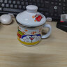 歐麗家歐麗家琺瑯搪瓷加厚搪瓷杯帶蓋口杯牛奶杯咖啡杯兒童卡通搪瓷杯 7cm機(jī)器貓 曬單實(shí)拍圖
