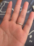 慕友999足銀戒指女男銀飾對戒仿古法磨砂素圈手工ins送自己閨蜜女友 10號 曬單實(shí)拍圖