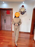 羅蒙（ROMON）媽媽裝2024新款休閑運動(dòng)套裝50歲中老年女裝春秋外套女開(kāi)衫上衣服 卡其色 M （建議85-105斤） 曬單實(shí)拍圖
