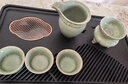 龍泉青瓷功夫茶具套裝中式辦公室客廳家用越窯仿古蓋碗茶杯茶具整套中高檔會(huì)客沖茶泡茶器禮盒裝節(jié)日商務(wù)送禮 越窯仿古釉 曬單實(shí)拍圖