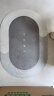 大江科技绒浴室地垫防滑吸水40x60cm 贝加尔浅灰 实拍图