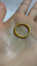明牌珠寶生日禮物黃金戒指 足金古法開(kāi)口如意金箍棒女戒AFM0394工費200 明牌傳家金 約2.81克 曬單實(shí)拍圖