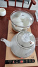 惟聚茶具電磁爐套裝全自動(dòng)底部上水電熱燒水壺茶臺(tái)泡茶專用一體電茶壺 【尺寸長(zhǎng)37X寬20cm】消毒款 曬單實(shí)拍圖