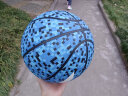 李宁LI-NING篮球室内外通用比赛训练成人青少年儿童小学生幼儿园蓝球 迷彩蓝常规7号篮球 实拍图