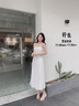 達(dá)芙妮透明高跟涼鞋女夏季外穿時尚涼拖鞋2025新款粗跟水晶拖鞋 米色 36 曬單實(shí)拍圖