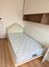 顧家家居兒童床男孩女孩臥室床青少年單人床兒童實木床 貝殼床1.35M含床墊 曬單實拍圖