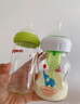 貝親（Pigeon）貝親奶瓶ppsu寬口手柄防摔吸管奶瓶彩繪奶瓶 L號 240ml 6-9月 【AA192】 曬單實(shí)拍圖