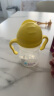 b.box贝博士第三代儿童吸管杯 宝宝重力球防漏学饮杯 柠檬黄 实拍图