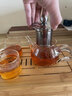 玉蘭香 泡茶壺玻璃加厚沖茶器耐高溫茶水分離花茶壺不銹鋼內(nèi)膽過(guò)濾茶具 P-036泡茶壺450ML 曬單實(shí)拍圖