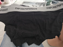 安普里奧·阿瑪尼（Emporio Armani）夏季新品秋運動(dòng)潮流休閑男平角內褲3件套裝 黑色 M 曬單實(shí)拍圖