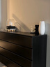 柚公館斗柜家用臥室床尾收納儲物柜輕奢意式客廳抽屜黑色五斗柜新款 黑色160CM六柜 帶貨上門(mén)不包安裝 曬單實(shí)拍圖