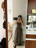 reemoor紅色婚鞋女2025夏季新款方扣粗跟仙女風(fēng)漆皮舒適單鞋睿慕女鞋 酒紅色 36 曬單實(shí)拍圖