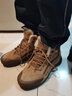 Jeep吉普雪地靴男加絨保暖高幫棉鞋男抗寒防滑戶(hù)外運動(dòng)休閑馬丁靴子男 卡其 43 (265mm) 曬單實(shí)拍圖