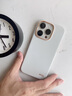 EasyAcc適用蘋果iphone15promax手機殼16pro超薄高端輕奢真素皮保護套14磁吸全包防摔散熱簡約小眾高級感 【靜奢甄皮-白晝】高級甄皮/細膩觸感/強磁吸附 iPhone15 PRO 曬單實拍圖